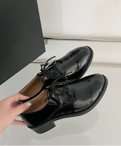 Shoes in Closet（シューズインクローゼット）の「超軽量 マニッシュ オックスフォード シューズ 7633（ドレスシューズ・レディース・ブラック/ブラック系その他/アイボリー/ブラック系その他2/ダークブラウン/ブラウン系その他・S/M/L/LL/XS/XXL/4L/3L/5L/6L）」の18枚目の写真