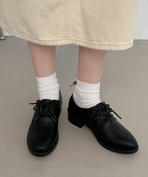 Shoes in Closet（シューズインクローゼット）の「超軽量 マニッシュ オックスフォード シューズ 7633（ドレスシューズ・レディース・ブラック/ブラック系その他/アイボリー/ブラック系その他2/ダークブラウン/ブラウン系その他・S/M/L/LL/XS/XXL/4L/3L/5L/6L）」の13枚目の写真