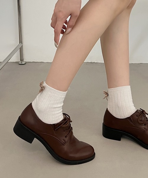 Shoes in Closet（シューズインクローゼット）の「超軽量 マニッシュ オックスフォード シューズ 7633（ドレスシューズ・レディース・ブラック/ブラック系その他/アイボリー/ブラック系その他2/ダークブラウン/ブラウン系その他・S/M/L/LL/XS/XXL/4L/3L/5L/6L）」の16枚目の写真