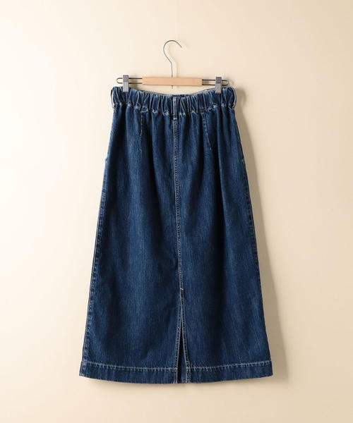 coen（コーエン）の「【追加生産】USAコットンデニムロングスカート（デニムスカート・レディース・ブルー/ネイビー・MEDIUM/LARGE）」の4枚目の写真