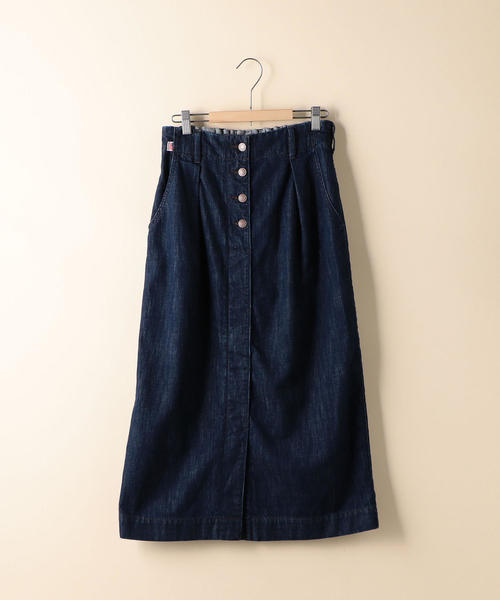 coen（コーエン）の「【追加生産】USAコットンデニムロングスカート（デニムスカート・レディース・ブルー/ネイビー・MEDIUM/LARGE）」の10枚目の写真