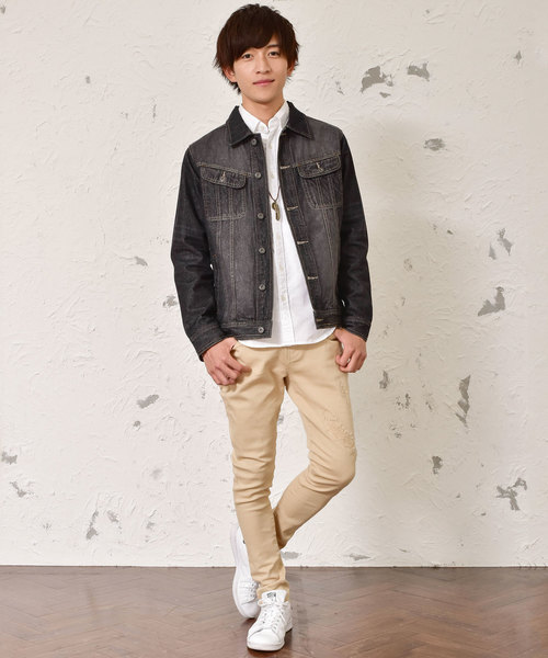 MinoriTY（マイノリティ）の「【ストレッチツイルダメージスーパースキニーパンツ（ロング）】（その他パンツ・メンズ・ホワイト/ライトグレー/ブラック/ベージュ/ネイビー/カーキ・S/M/L/XL）」の10枚目の写真