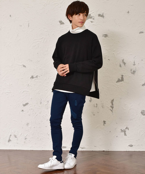 MinoriTY（マイノリティ）の「【ストレッチツイルダメージスーパースキニーパンツ（ロング）】（その他パンツ・メンズ・ホワイト/ライトグレー/ブラック/ベージュ/ネイビー/カーキ・S/M/L/XL）」の12枚目の写真