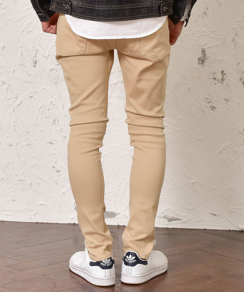 MinoriTY（マイノリティ）の「【ストレッチツイルダメージスーパースキニーパンツ（ロング）】（その他パンツ・メンズ・ホワイト/ライトグレー/ブラック/ベージュ/ネイビー/カーキ・S/M/L/XL）」の14枚目の写真