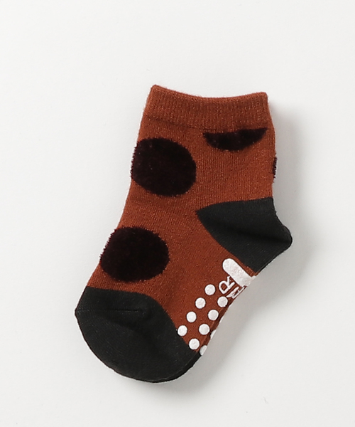 MR（まる）の「ドットソックス（ソックス/靴下・キッズ・ブラック/ブラウン/ブルー/レッド・SS/S/M/L）」の3枚目の写真