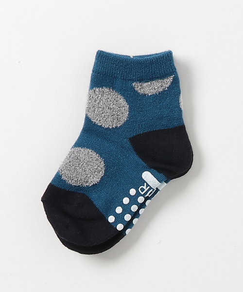 MR（まる）の「ドットソックス（ソックス/靴下・キッズ・ブラック/ブラウン/ブルー/レッド・SS/S/M/L）」の4枚目の写真