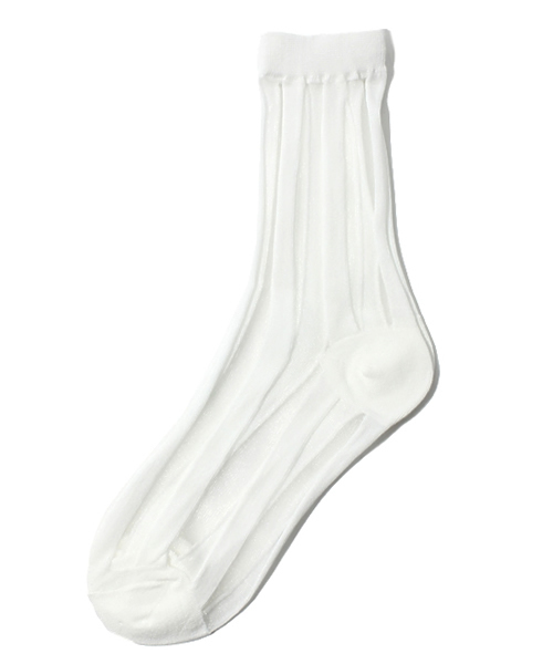 WEGO(ウィゴー)の「WEGO/太ストライプソックス(ソックス/靴下・レディース・ホワイト/ブラック・FREE)」の1枚目の写真