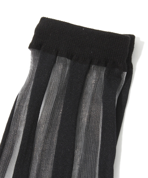 WEGO(ウィゴー)の「WEGO/太ストライプソックス(ソックス/靴下・レディース・ホワイト/ブラック・FREE)」の3枚目の写真