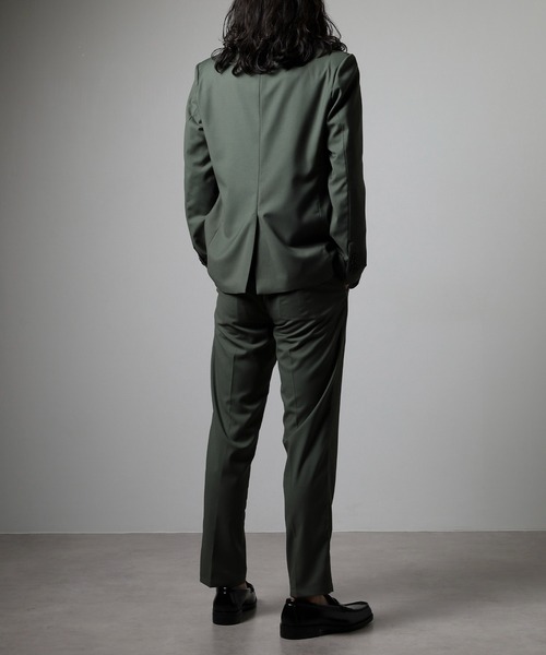 【3ピース】Garage room セットアップスーツ グレージュ Mサイズ Garage セットアップ Garageroom SINGLE BREASTED SUIT SETUP