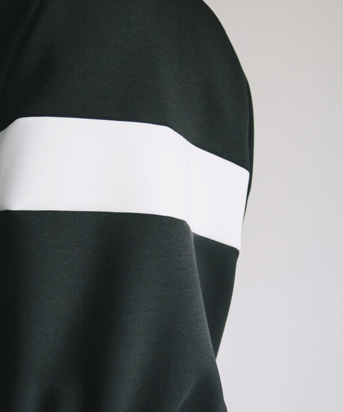 THE TWENTYSEVEN（ザ トゥエンティーセブン）の「【The TWENTY SEVEN】DOUBLE KNIT STAND HALF ZIP JKT:ダブルニット スタンドハーフジップ アノラック ジャケット（ブルゾン・メンズ・ブラック/ネイビー・44/46/48）」の19枚目の写真