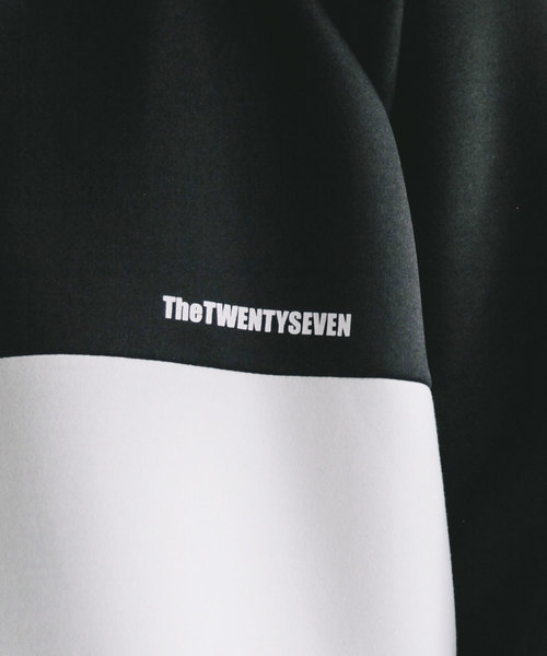 THE TWENTYSEVEN（ザ トゥエンティーセブン）の「【The TWENTY SEVEN】DOUBLE KNIT STAND HALF ZIP JKT:ダブルニット スタンドハーフジップ アノラック ジャケット（ブルゾン・メンズ・ブラック/ネイビー・44/46/48）」の21枚目の写真