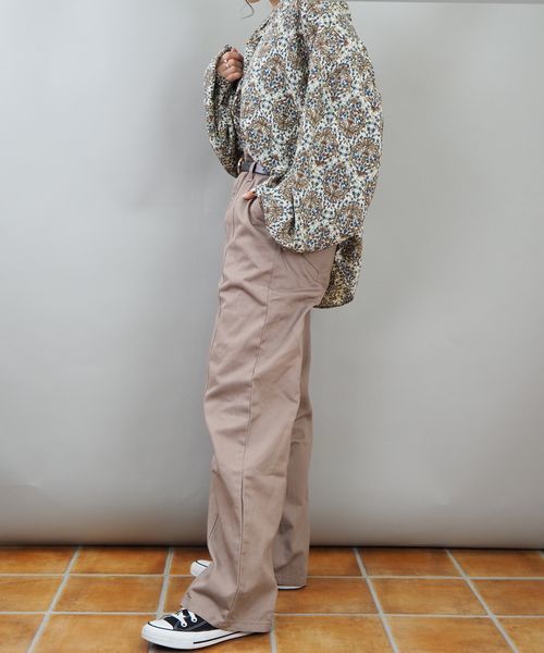 tiptop(ティップトップ)の「ベルト付き切り替えパンツ(その他パンツ・レディース・ベージュ/グレイッシュベージュ/ブルー/ネイビー/サックスブルー/アイボリー・FREE)」の18枚目の写真