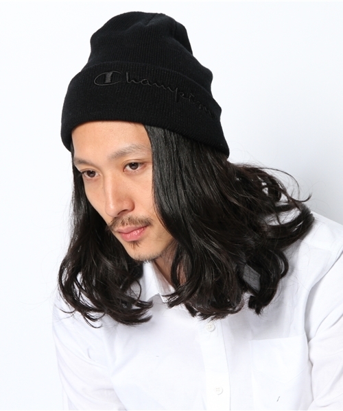 Champion(チャンピオン)の「WEGO/チャンピオンニットキャップ(ニットキャップ/ビーニー・メンズ・ホワイト/ブラック/ネイビー・FREE)」の9枚目の写真