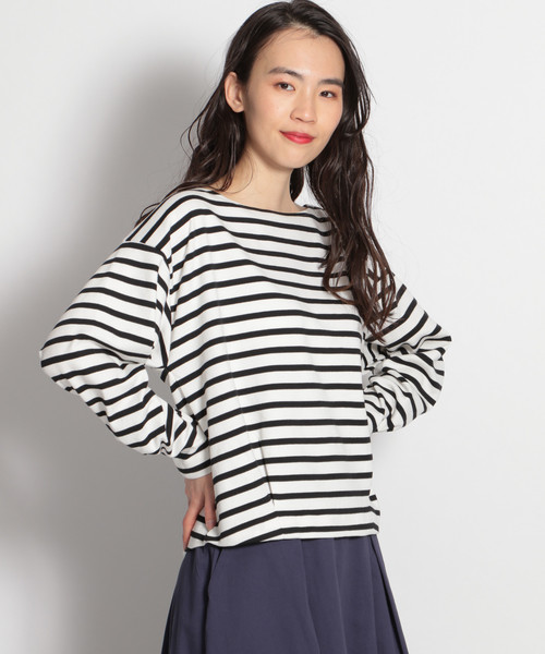 niko and...(ニコアンド)の「機能付きポンチプルオーバー(Tシャツ/カットソー・レディース・ホワイト/ブラック/オフホワイト/ライトグリーン/マスタード・MEDIUM/LARGE)」の2枚目の写真