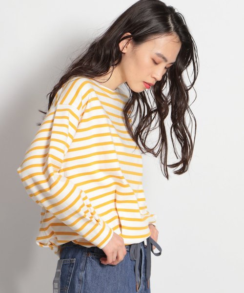 niko and...(ニコアンド)の「機能付きポンチプルオーバー(Tシャツ/カットソー・レディース・ホワイト/ブラック/オフホワイト/ライトグリーン/マスタード・MEDIUM/LARGE)」の5枚目の写真