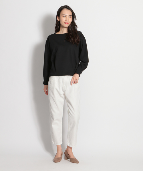 niko and...(ニコアンド)の「機能付きポンチプルオーバー(Tシャツ/カットソー・レディース・ホワイト/ブラック/オフホワイト/ライトグリーン/マスタード・MEDIUM/LARGE)」の8枚目の写真