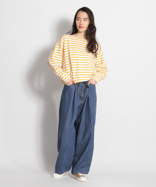 niko and...(ニコアンド)の「機能付きポンチプルオーバー(Tシャツ/カットソー・レディース・ホワイト/ブラック/オフホワイト/ライトグリーン/マスタード・MEDIUM/LARGE)」の9枚目の写真