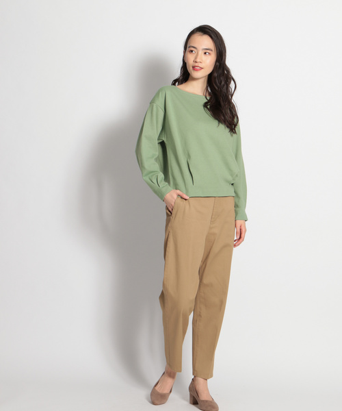 niko and...(ニコアンド)の「機能付きポンチプルオーバー(Tシャツ/カットソー・レディース・ホワイト/ブラック/オフホワイト/ライトグリーン/マスタード・MEDIUM/LARGE)」の10枚目の写真