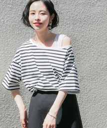 LOWRYS FARM | ワンショルＴＥＥ　832504(Tシャツ/カットソー)