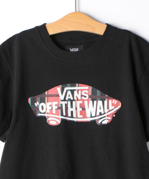 VANS(バンズ)の「VANS(バンズ)CHECKER SK80TW(Tシャツ/カットソー・キッズ・ホワイト/ブラック・150cm/130cm/120cm/140cm)」の4枚目の写真