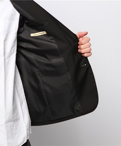 JOURNAL STANDARD(ジャーナルスタンダード)の「T/R ギャバジンタイトテーラードジャケット #(テーラードジャケット・メンズ・ブルー系その他/ブラック/チャコールグレー/ネイビー・MEDIUM/X-LARGE/LARGE/SMALL)」の12枚目の写真