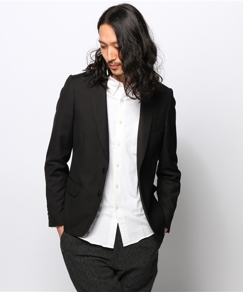 JOURNAL STANDARD(ジャーナルスタンダード)の「T/R ギャバジンタイトテーラードジャケット #(テーラードジャケット・メンズ・ブルー系その他/ブラック/チャコールグレー/ネイビー・MEDIUM/X-LARGE/LARGE/SMALL)」の13枚目の写真