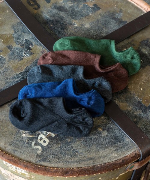 HARUSAKU CC（ハルサクシーシー）の「HARUSAKU CC　Men's loafer & Sneaker socks 5P set：ハルサク メンズローファー＆スニーカーソックス 5Pセット（ソックス/靴下・メンズ・ブラック・M）」の2枚目の写真