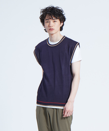 ABAHOUSE | 【WEB別注】クルーネックベスト(ニット/セーター)