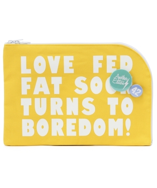 Another Edition（アナザーエディション）の「AE LOVE FED CLT ◆（クラッチバッグ・レディース・オフホワイト/イエロー/ライトブルー・フリー）」の13枚目の写真