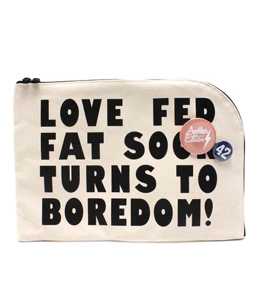 Another Edition（アナザーエディション）の「AE LOVE FED CLT ◆（クラッチバッグ・レディース・オフホワイト/イエロー/ライトブルー・フリー）」の10枚目の写真