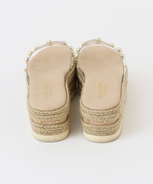 one after another NICE CLAUP（ワンアフターアナザーナイスクラップ）の「厚底フラットサンダル（サンダル・レディース・ブラウン/ゴールド/クリア・SMALL/MEDIUM/LARGE）」の7枚目の写真