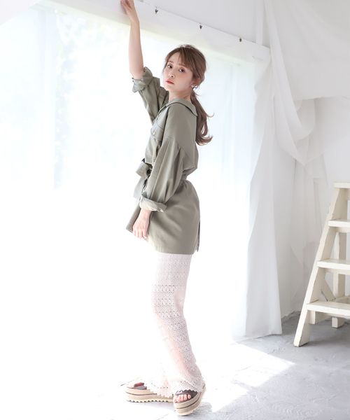 one after another NICE CLAUP（ワンアフターアナザーナイスクラップ）の「厚底フラットサンダル（サンダル・レディース・ブラウン/ゴールド/クリア・SMALL/MEDIUM/LARGE）」の14枚目の写真