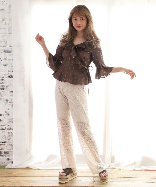 one after another NICE CLAUP（ワンアフターアナザーナイスクラップ）の「厚底フラットサンダル（サンダル・レディース・ブラウン/ゴールド/クリア・SMALL/MEDIUM/LARGE）」の19枚目の写真