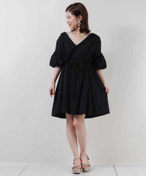 Who S Who Chico フーズフーチコ の カシュクールミニワンピース ワンピース Wear