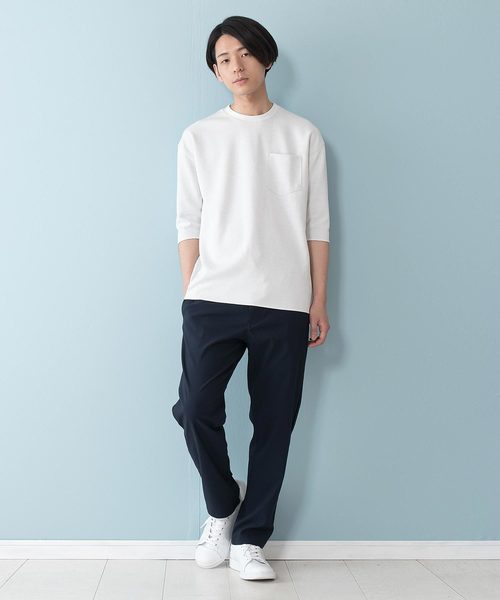 EDWIN(エドウィン)の「【EDWIN/エドウィン】F.L.E ノータックイージー ストレッチ テーパード クロップドパンツ(その他パンツ・メンズ・チャコールグレー/ブラック/ダークグリーン/ベージュ/ネイビー・SMALL/MEDIUM/LARGE/X-LARGE)」の5枚目の写真