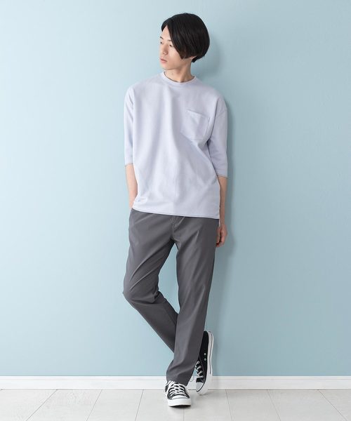 EDWIN(エドウィン)の「【EDWIN/エドウィン】F.L.E ノータックイージー ストレッチ テーパード クロップドパンツ(その他パンツ・メンズ・チャコールグレー/ブラック/ダークグリーン/ベージュ/ネイビー・SMALL/MEDIUM/LARGE/X-LARGE)」の3枚目の写真