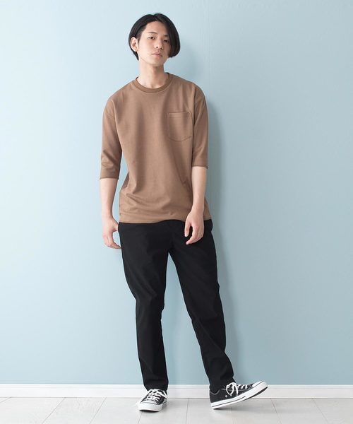 EDWIN(エドウィン)の「【EDWIN/エドウィン】F.L.E ノータックイージー ストレッチ テーパード クロップドパンツ(その他パンツ・メンズ・チャコールグレー/ブラック/ダークグリーン/ベージュ/ネイビー・SMALL/MEDIUM/LARGE/X-LARGE)」の6枚目の写真