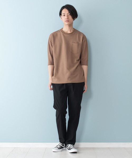 EDWIN(エドウィン)の「【EDWIN/エドウィン】F.L.E ノータックイージー ストレッチ テーパード クロップドパンツ(その他パンツ・メンズ・チャコールグレー/ブラック/ダークグリーン/ベージュ/ネイビー・SMALL/MEDIUM/LARGE/X-LARGE)」の7枚目の写真