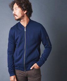 LY/PE DOUBLE KNIT MA-1 BLOUSON　ダブルニットMA-1ブルゾン