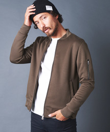 LY/PE DOUBLE KNIT MA-1 BLOUSON　ダブルニットMA-1ブルゾン