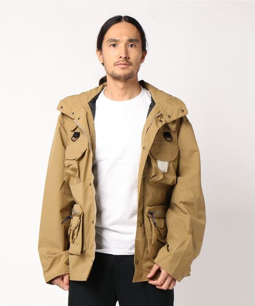 THE MORNING AFTER（ザ モーニング アフター）の「[ Woods / ウッズ ] FISHING JACKET（ナイロンジャケット・メンズ・ベージュ/カーキ/ブラック・MEDIUM/LARGE）」の3枚目の写真