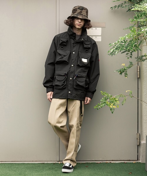 THE MORNING AFTER（ザ モーニング アフター）の「[ Woods / ウッズ ] FISHING JACKET（ナイロンジャケット・メンズ・ベージュ/カーキ/ブラック・MEDIUM/LARGE）」の7枚目の写真