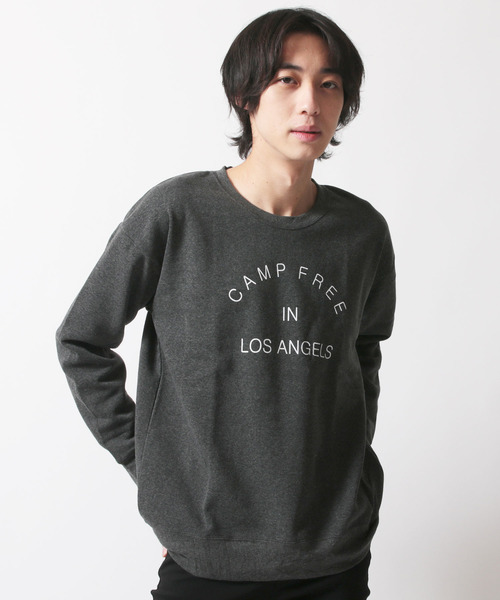 SHISKY(シスキー)の「クルーネックプリントBIGトレーナー(スウェット・メンズ・A/B/C/D/E/F/G/H/I/J/K/L/M/N/O/P/Q/R/S/T・M/L/XL)」の9枚目の写真