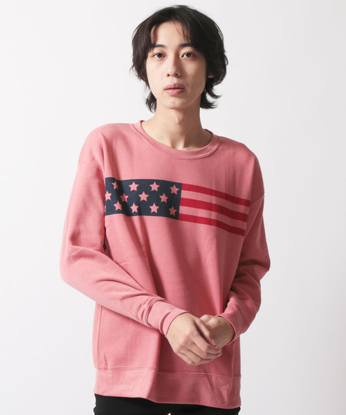 SHISKY(シスキー)の「クルーネックプリントBIGトレーナー(スウェット・メンズ・A/B/C/D/E/F/G/H/I/J/K/L/M/N/O/P/Q/R/S/T・M/L/XL)」の16枚目の写真