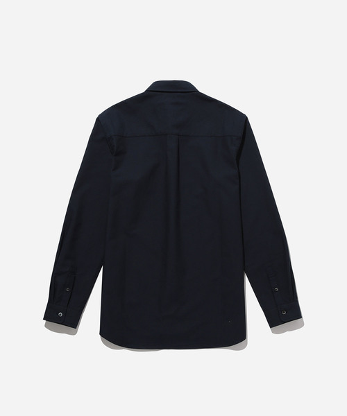 Saturdays NYC（サタデーズ ニューヨークシティ ）の「LS Shirt W/Emb Slash（シャツ/ブラウス・メンズ・ネイビー/イエロー・XL/XS/S/M/L）」の5枚目の写真