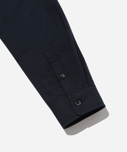 Saturdays NYC（サタデーズ ニューヨークシティ ）の「LS Shirt W/Emb Slash（シャツ/ブラウス・メンズ・ネイビー/イエロー・XL/XS/S/M/L）」の6枚目の写真