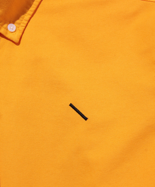 Saturdays NYC（サタデーズ ニューヨークシティ ）の「LS Shirt W/Emb Slash（シャツ/ブラウス・メンズ・ネイビー/イエロー・XL/XS/S/M/L）」の9枚目の写真