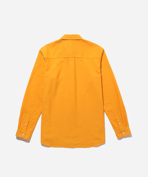 Saturdays NYC（サタデーズ ニューヨークシティ ）の「LS Shirt W/Emb Slash（シャツ/ブラウス・メンズ・ネイビー/イエロー・XL/XS/S/M/L）」の10枚目の写真