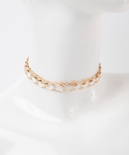 WEGO（ウィゴー）の「WEGO/【２点セット】メタルリングチョーカー（チョーカー・レディース・シルバー/ゴールド・FREE）」の14枚目の写真