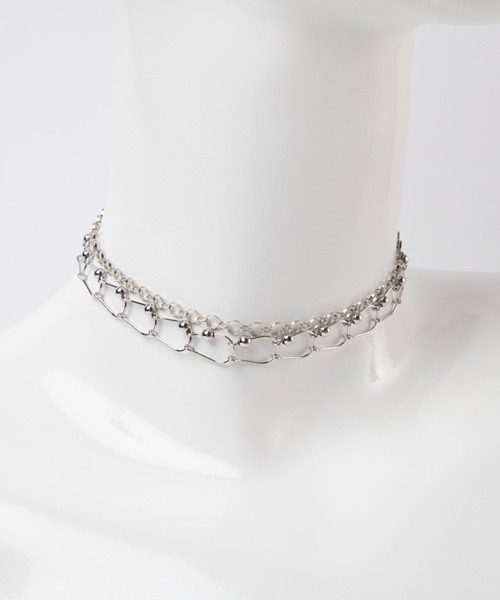 WEGO（ウィゴー）の「WEGO/【２点セット】メタルリングチョーカー（チョーカー・レディース・シルバー/ゴールド・FREE）」の11枚目の写真